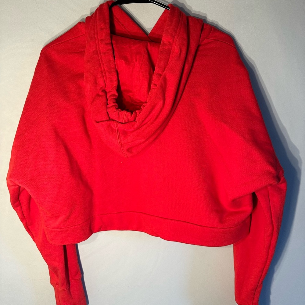 adicolor Big Trefoil Cropped Hoodie NWOT - Picture 4 of 8
